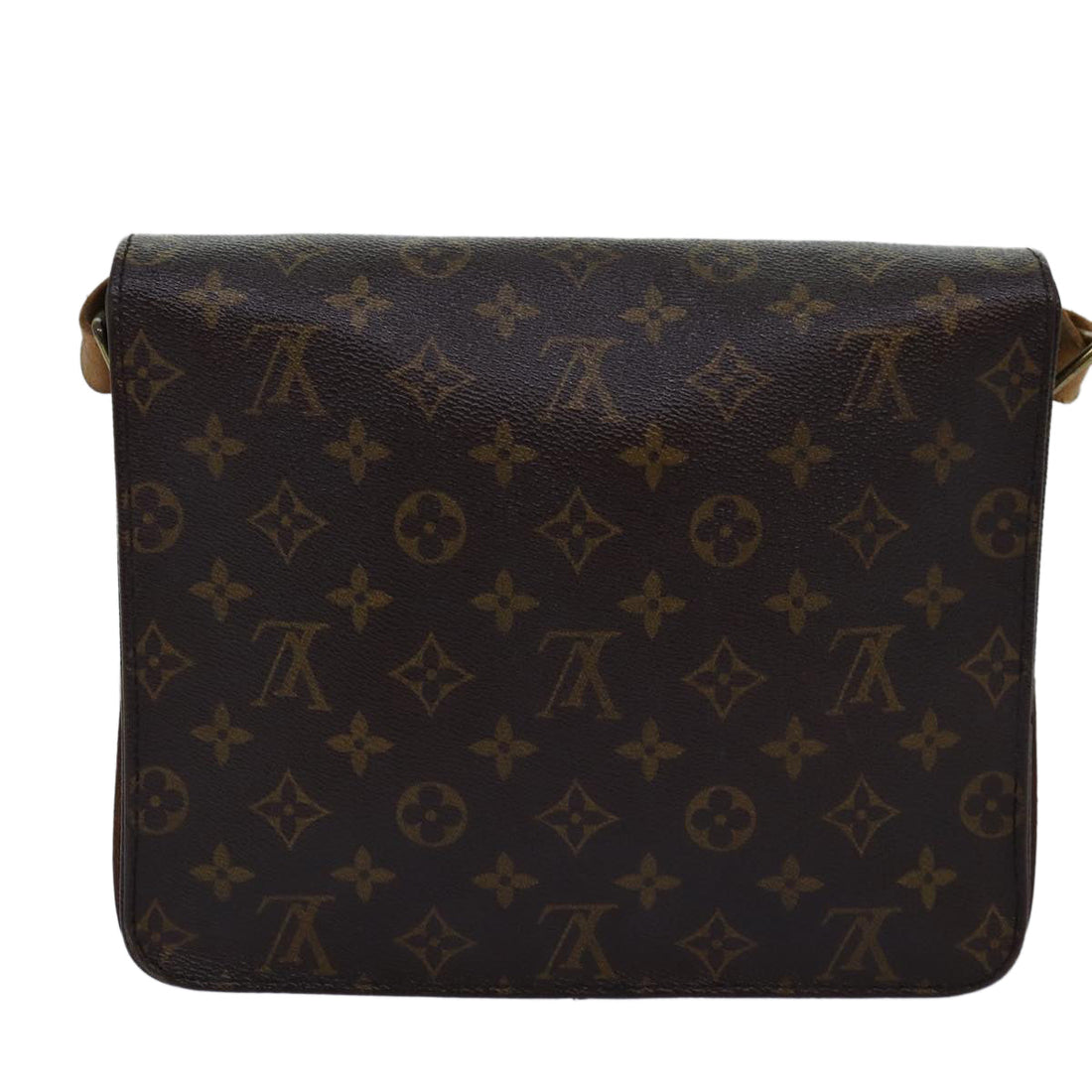 LOUIS VUITTON Monogram Cartouchiere GM Shoulder Bag M51252 LV Auth bs14267
