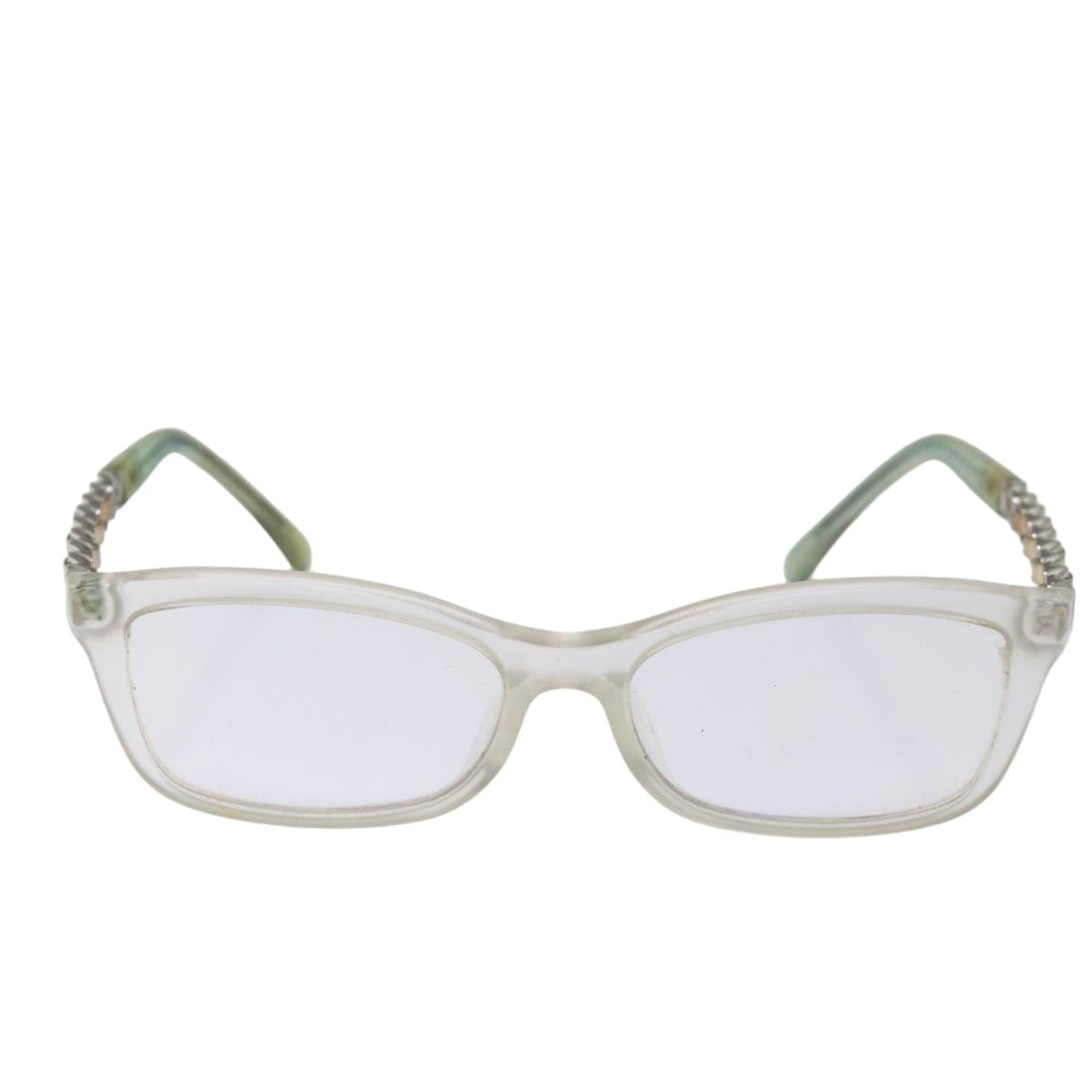 CHANEL Sunglasses plastic Clear CC Auth bs14628