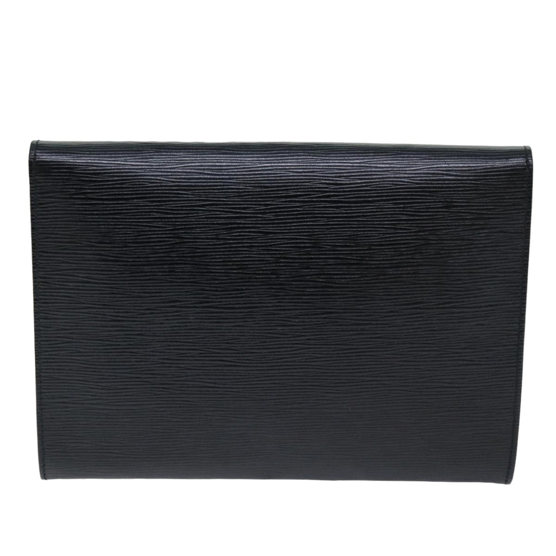 LOUIS VUITTON Epi Jena Clutch Bag Black M52722 LV Auth bs14640