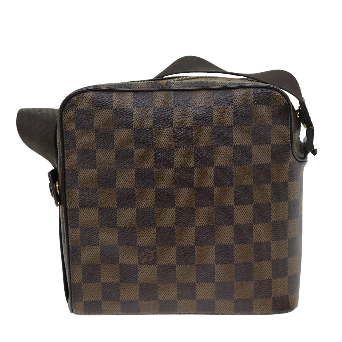 LOUIS VUITTON Damier Ebene Olaf PM Shoulder Bag N41442 LV Auth bs15023