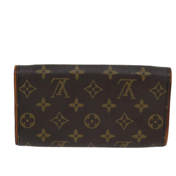 LOUIS VUITTON Monogram Pochette Twin PM Shoulder Bag M51854 LV Auth bs15116