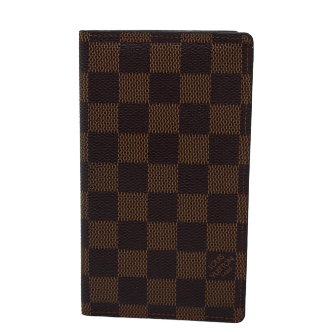 LOUIS VUITTON Damier Ebene Agenda Poche Note cover R20703 LV Auth bs15140