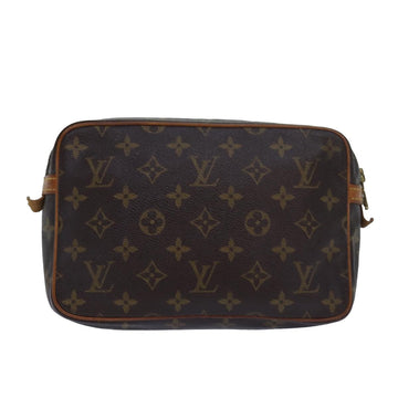 LOUIS VUITTON Monogram Compiegne 23 Clutch Bag M51847 LV Auth bs15516