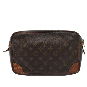 LOUIS VUITTON Monogram Compiegne 28 Clutch Bag M51845 LV Auth bs15901