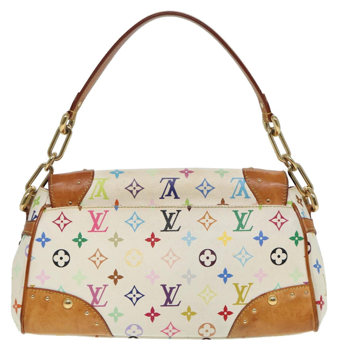LOUIS VUITTON Monogram Multicolor Beverly MM Shoulder Bag M40203 Auth bs16204