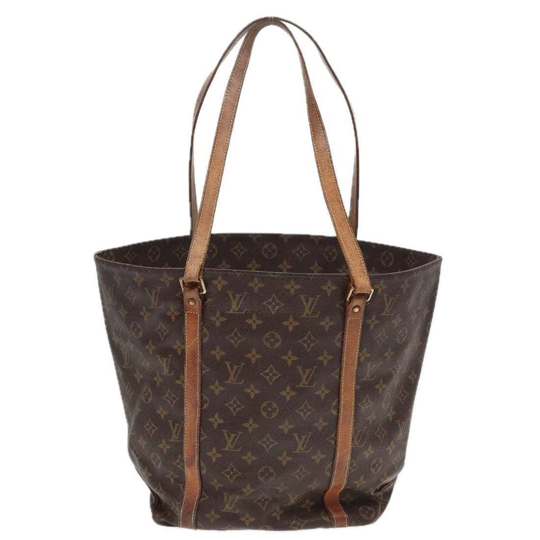 LOUIS VUITTON Monogram Sac Shopping Tote Bag M51108 LV Auth bs16411