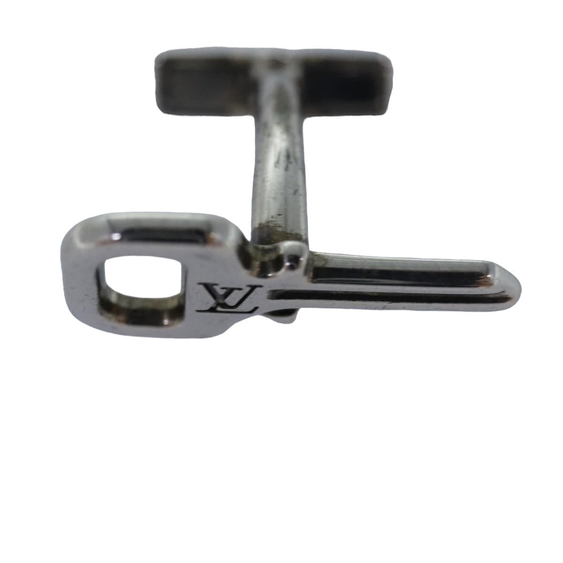 LOUIS VUITTON Bouton du Manchette Cadena et clef Cuffs M64600 Auth bs16493