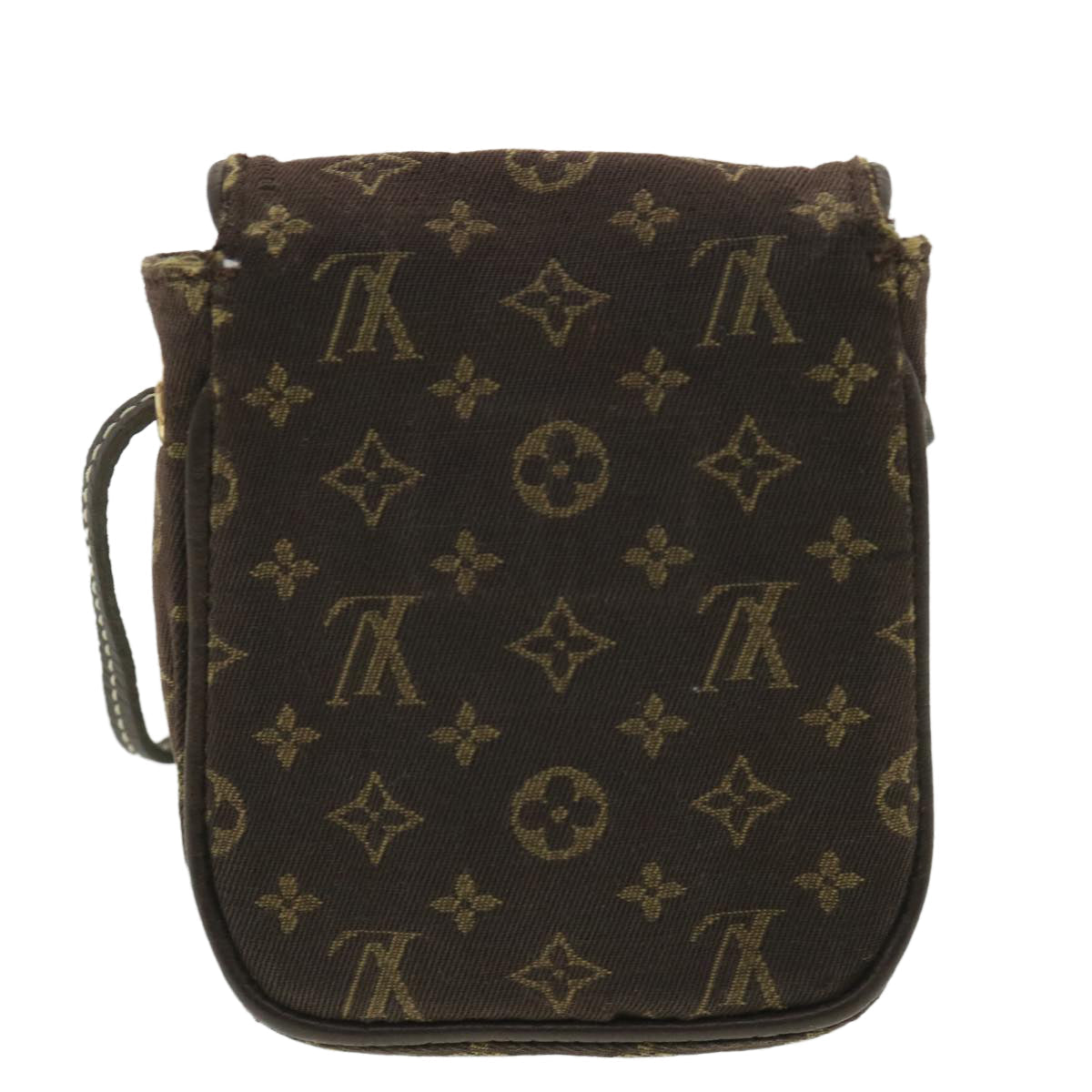 LOUIS VUITTON Monogram Mini Pochette Cancun Pouch Brown M95313 LV Auth bs4036