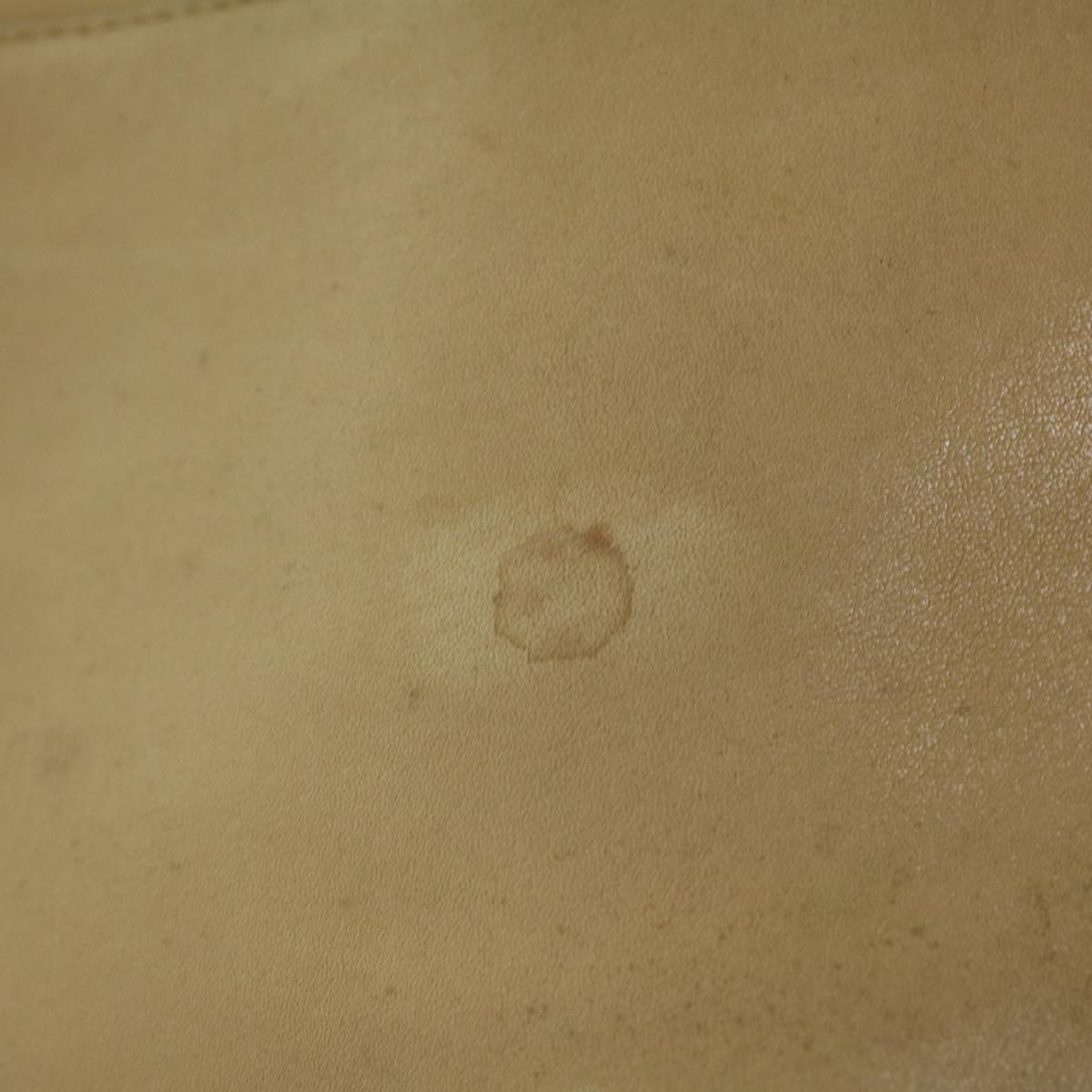 Chanel Chain Shoulder Bag Lamb Skin Beige CC  bs4112