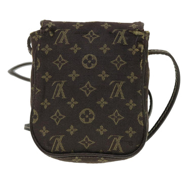 LOUIS VUITTON Monogram Mini Pochette Cancun Pouch Brown M95313 LV Auth bs4436