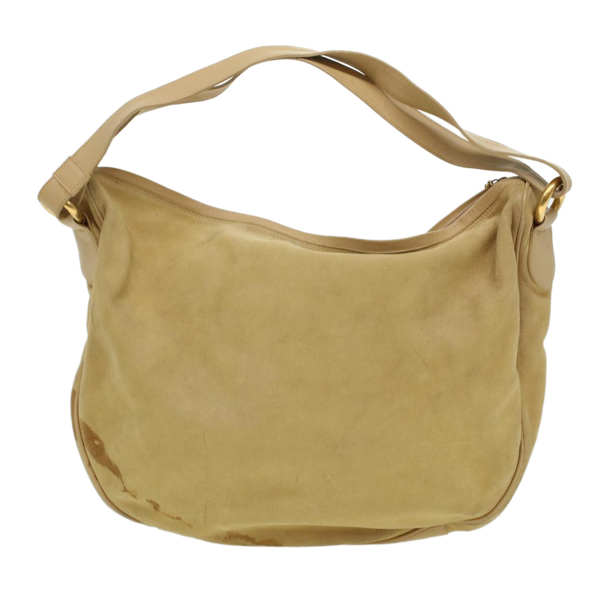 GUCCI Shoulder Bag Leather Beige  bs5660