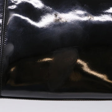 Chanel Chain Shoulder Bag Patent leather Black CC  bs6435