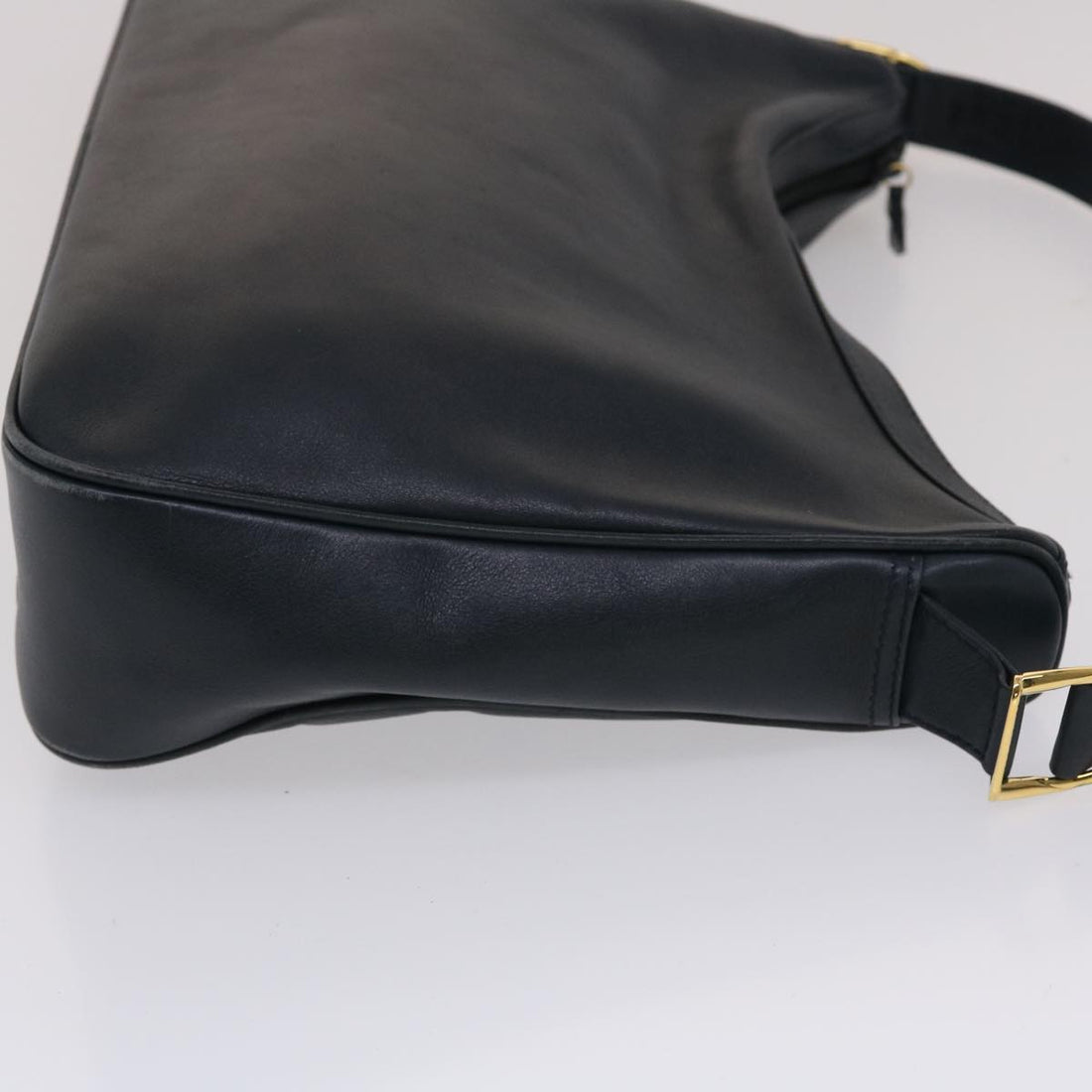 GUCCI Shoulder Bag Leather Navy  bs6472