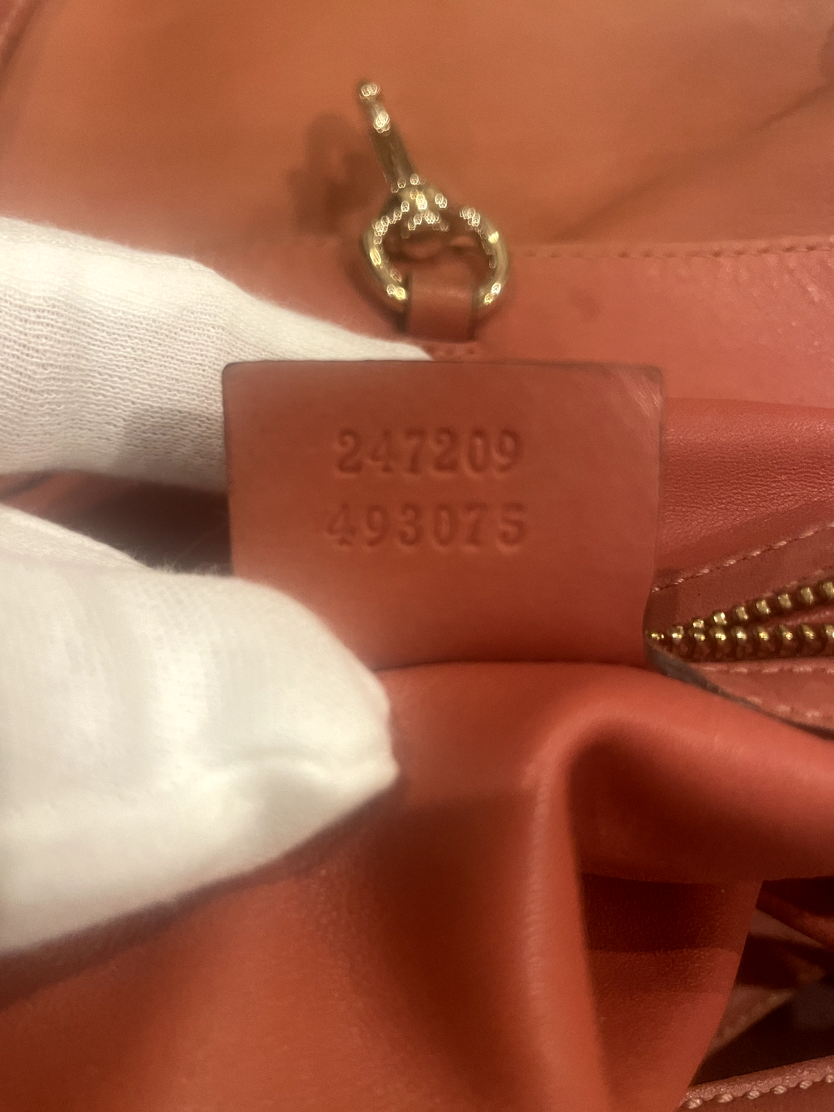 Gucci Brown Craft Leather Tote w Detachable Python Wallet