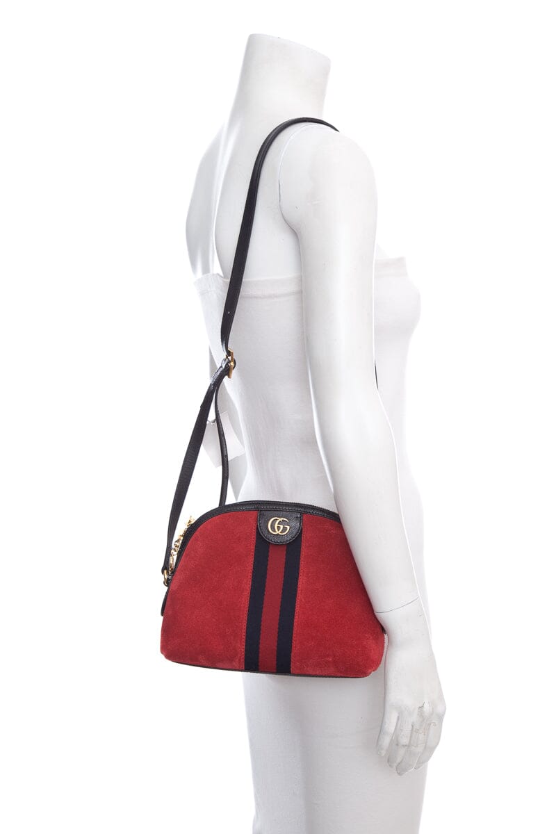 Gucci Red Ophidia Shoulder Bag