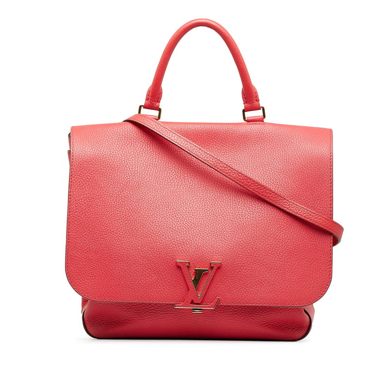 Louis Vuitton Volta Handbag 2WAY M50287 Red Leather Louis Vuitton
