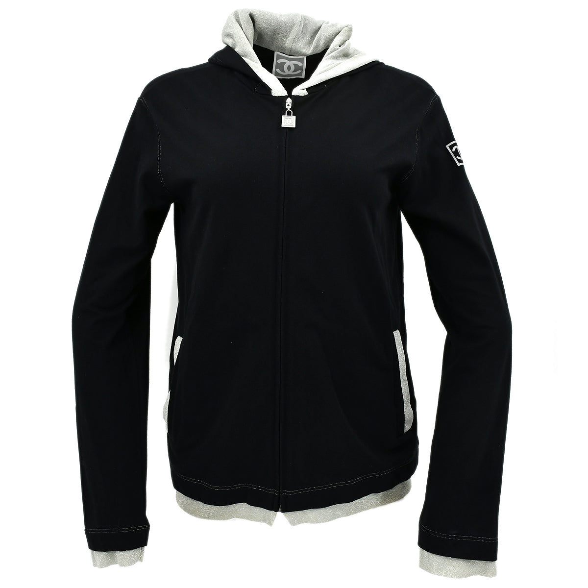 Chanel Spring 2006 Sport Line Hoodie Zip Up Top #40