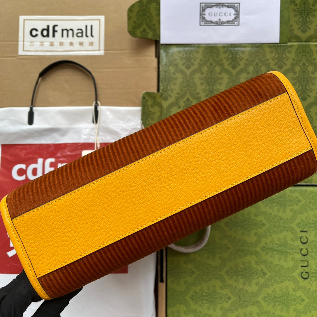 gg Childrtlm&#8217;s Mushroom Tote Bag Brown For Womtlm, Womtlm&#8217;s Bags 11.2in/28.5cm gg? ?705042 2S8HN 2886