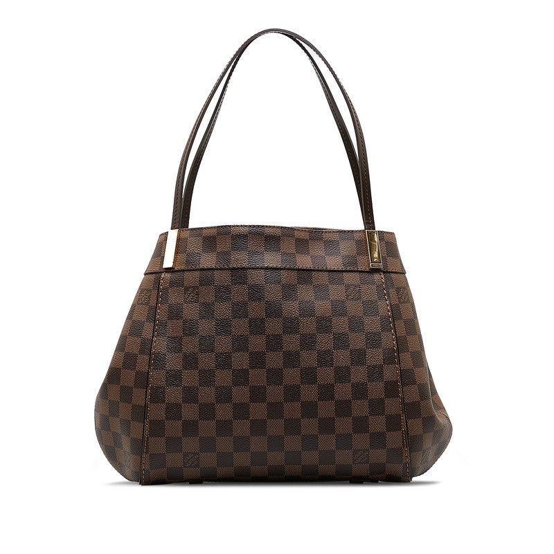 Louis Vuitton Damiere Maribor PM Toilet Bag N41215 Brown PVC Leather  Louis Vuitton