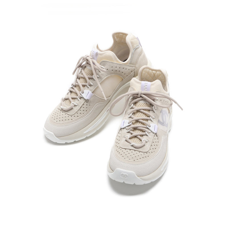 CHANEL ?CHANEL?Coco Swede Trainers Light GreyIvory  Shoes Shoe Bag Ladies Bag Ladies Bag Hybrid ? Ship? Ladies Online