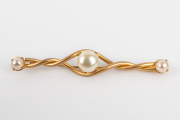 Broche dor�e Chanel