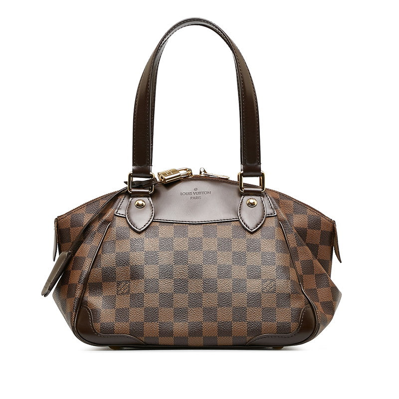 Louis Vuitton Verona PM Shoulder Bag N41117 Eve Brown PVC Leather Ladies Louis Vuitton