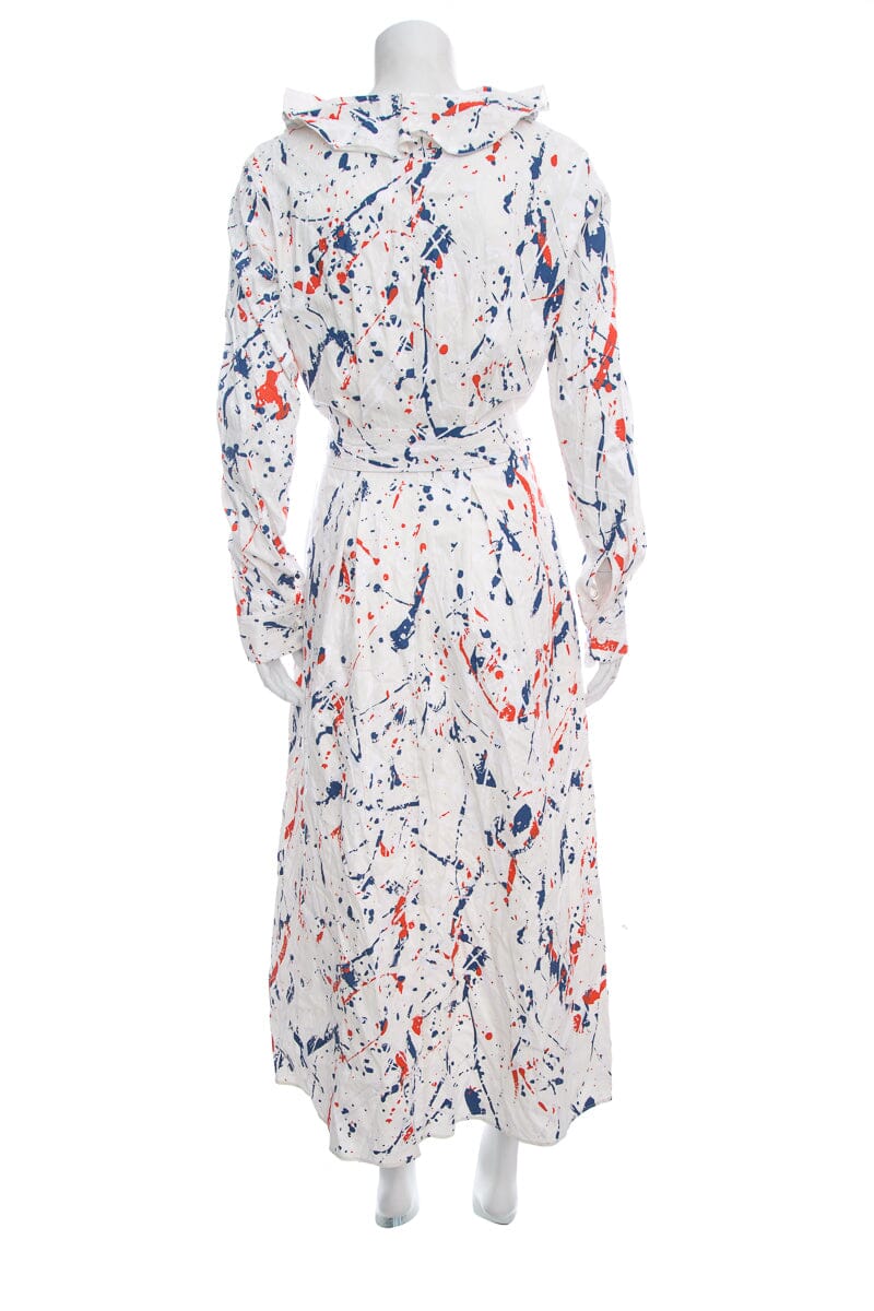 Ralph Lauren Purple Label Multi Paint Splatter Dress SZ 6