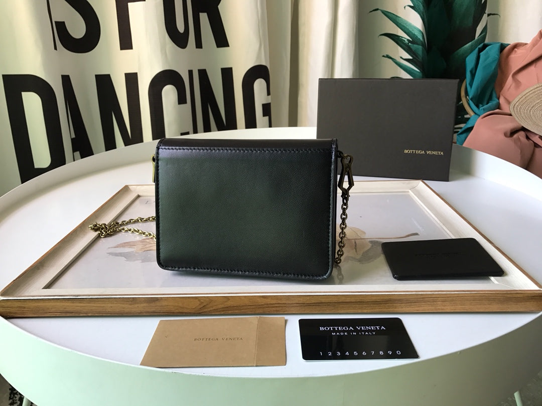 BV Crossbody Black, For Womtlm, Bags 6.9in/17.5cm