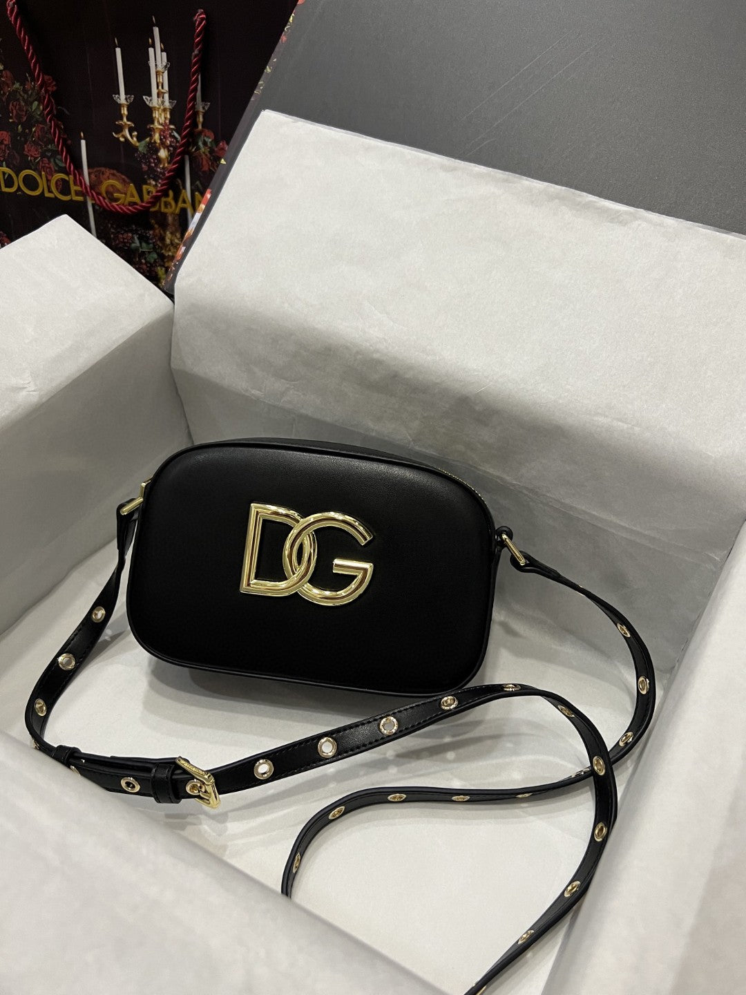 DG Crossbody 3.5 Bag Black For Womtlm 7.5in/19cm DG BB7095AW57680999