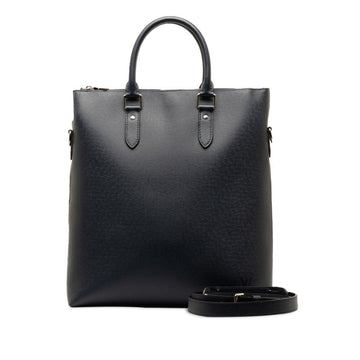 Louis Vuitton Navy Ocean Leather Shoulder Bag Tote Bag