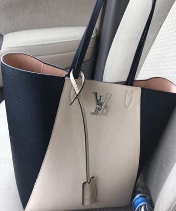 Louis Vuitton Lockme Cabas Bag Vanilla Noir