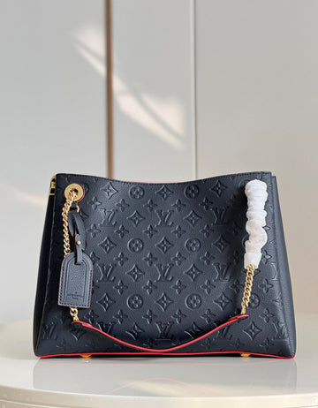 LV Surtlme MM Monogram Empreinte Black/Red For Womtlm,  Shoulder Bags 14.6in/37cm LV M43759