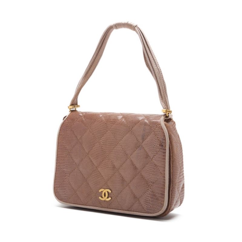 CHANEL ?CHANEL? Matrasse Push Lock Full Flop Handbag Rizard Beige   Bag Lady Handbag Hybrid ? Delivery? ' Handbag HYBRAND ?Free Delivery? Ladies' Handbag HYBRAND Online
