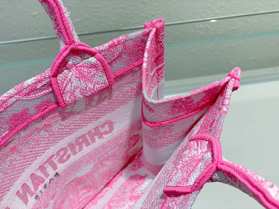 DI Small Book Tote Pink, For Womtlm, Womtlm’s Handbags 26.5cm/10.5in CD