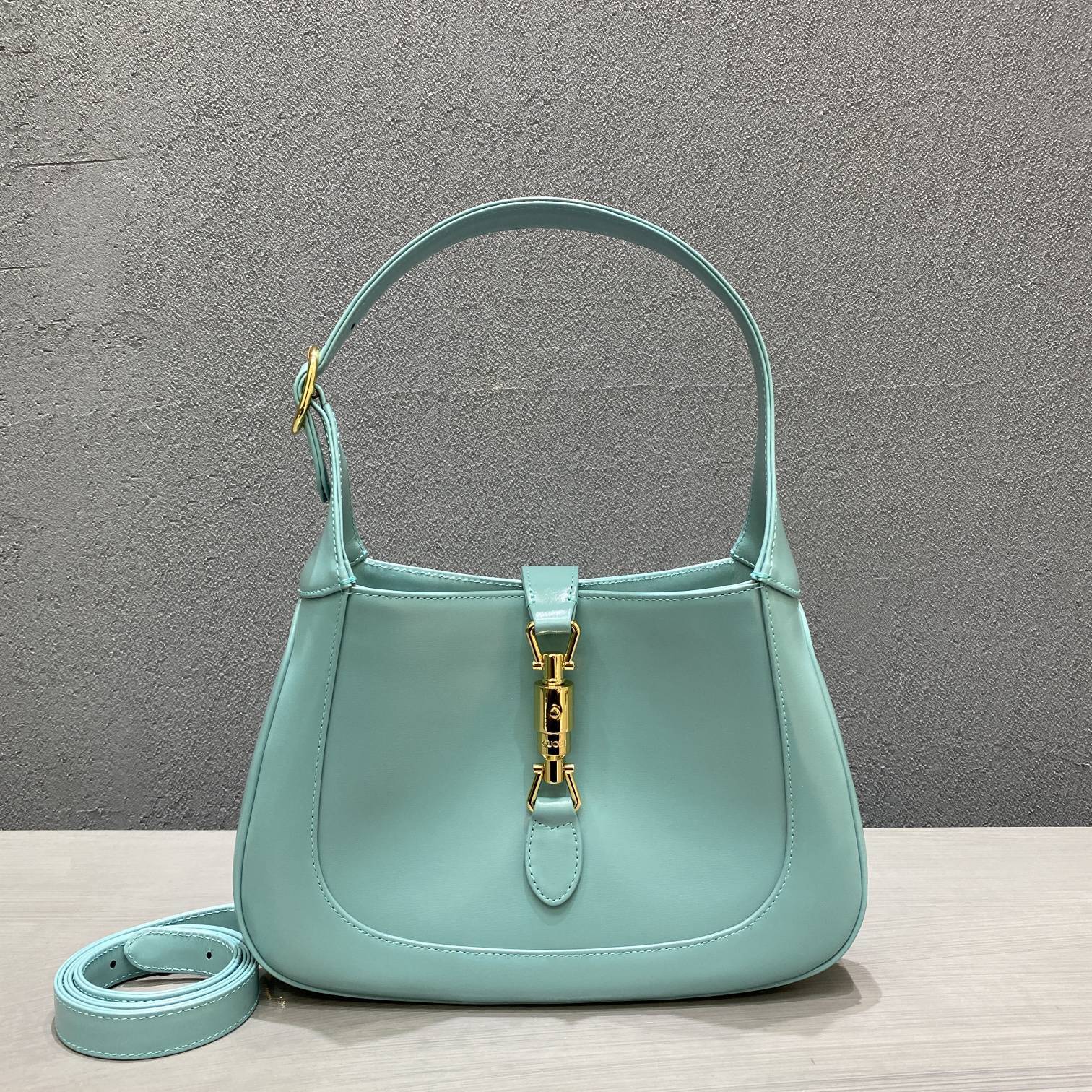 gg Jackie 1961 Small Shoulder Bag Light Blue For Womtlm 10.8in/27.4cm gg ?636709 10O0G 4933