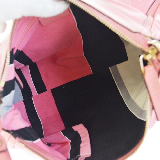 Gucci Abbey D Ring Pursesdesigner Purses Salmon Pink Patent Leather Shoulder Bag