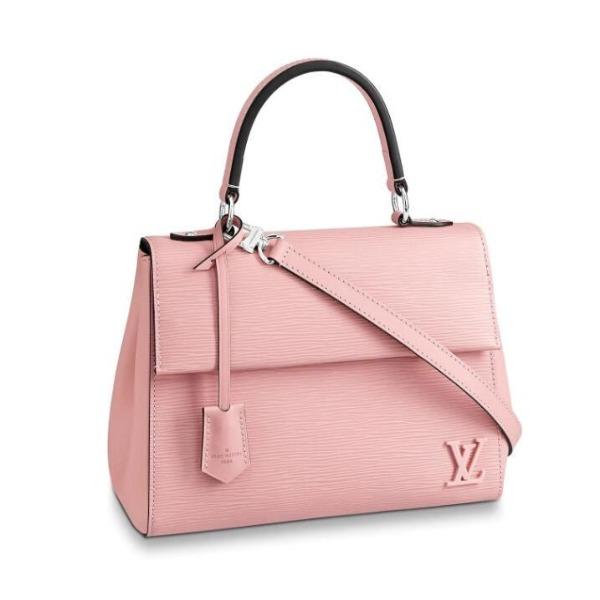 Louis Vuitton Cluny BB Bag Epi Leather Rose Ballerine