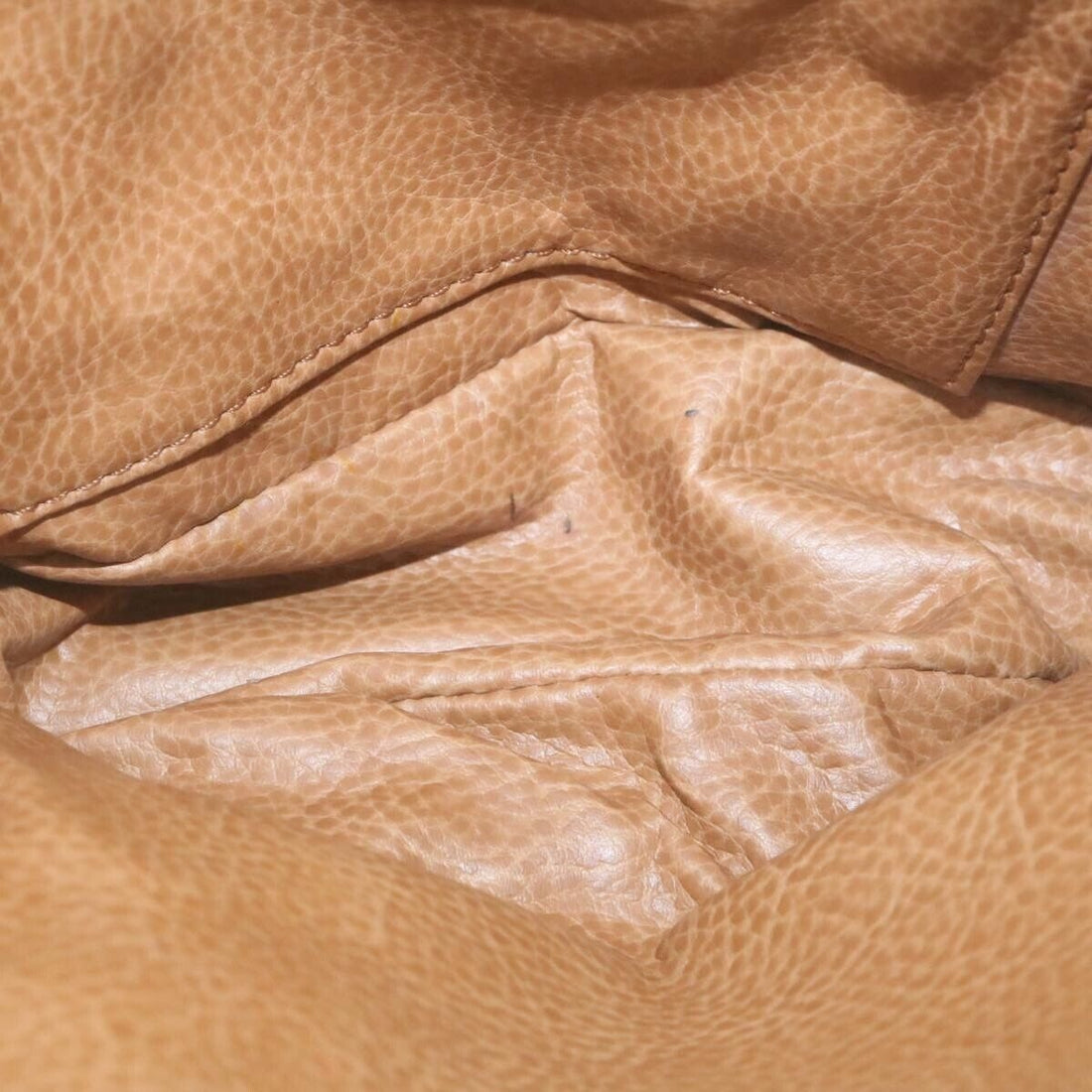 RARE, Fendi, caramel quilted suede, two way style purse with a 'pasta' or 'noodle' design in the quilted suede & hardware