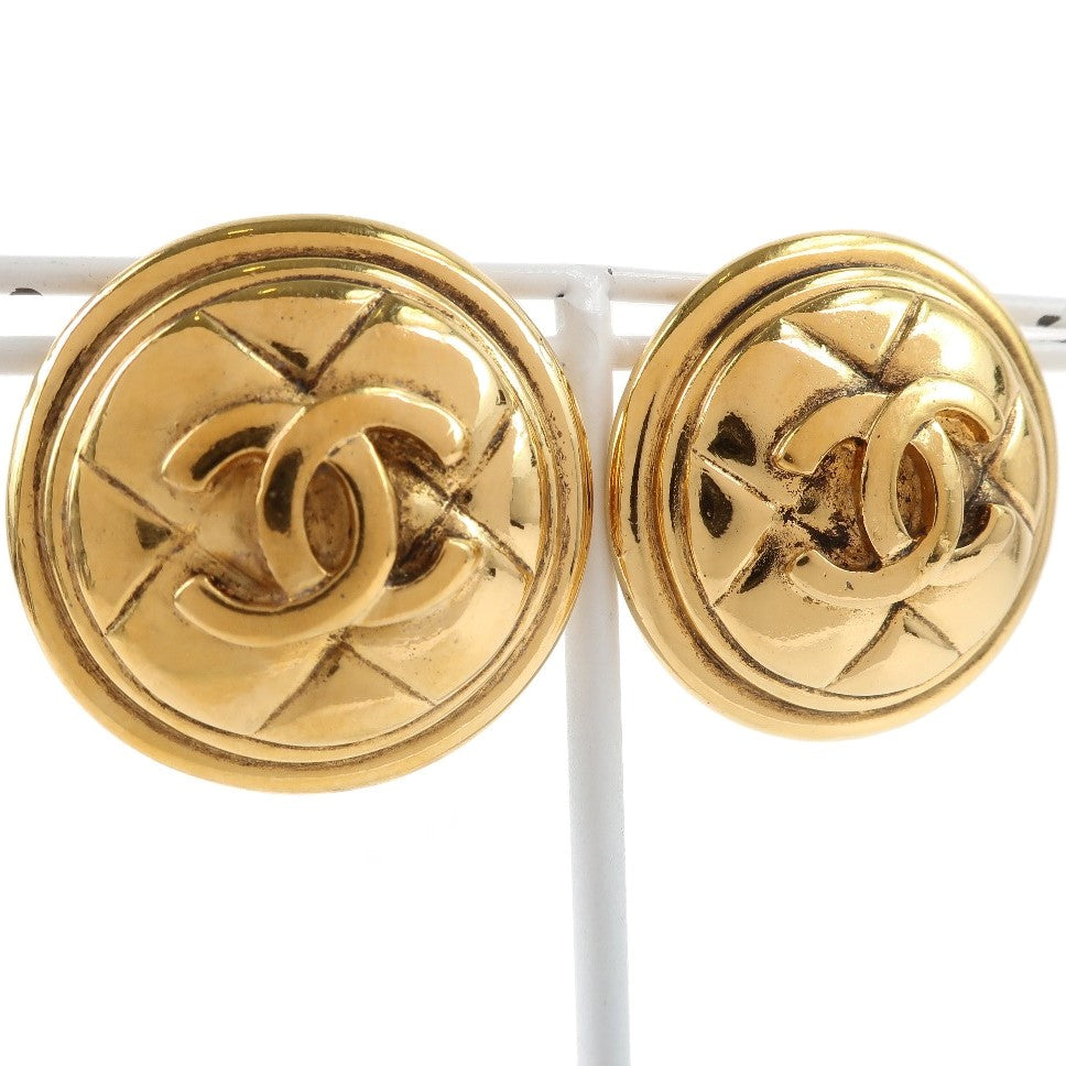 Suale  OFF Chanel Earring Matrasse G  Gold  31.5g  Supersale Earring Earring   & Buy]