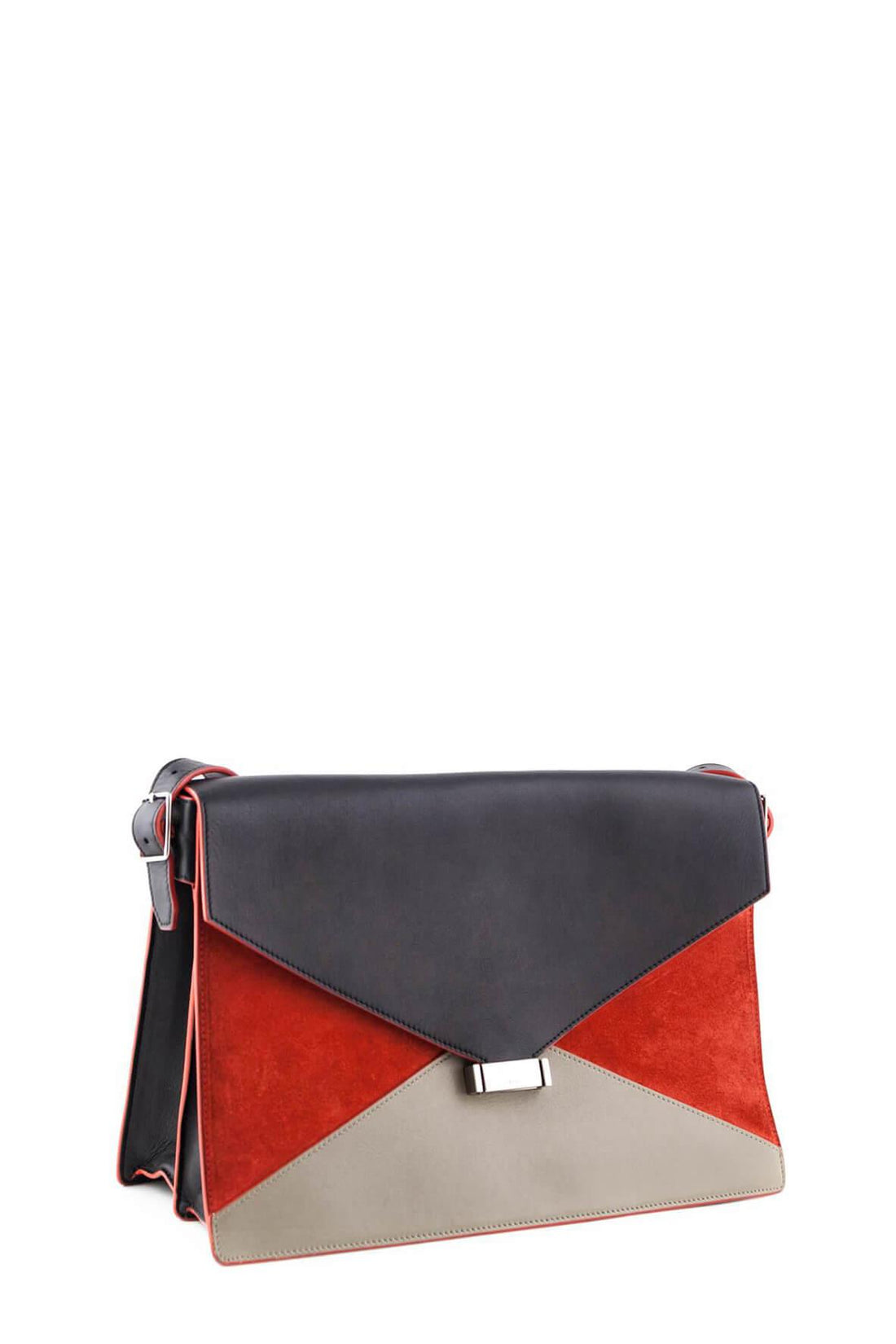 Large Diamond Shoulder Bag Bright Orange