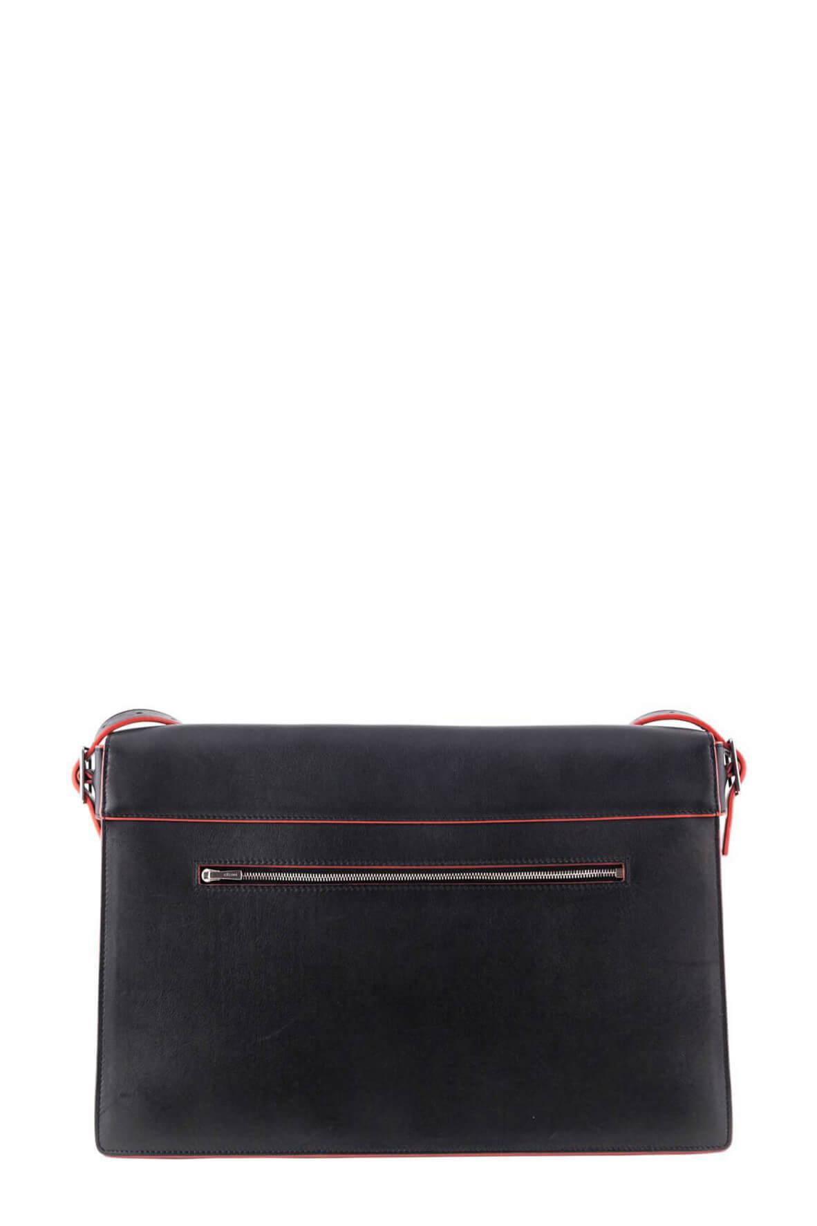 Large Diamond Shoulder Bag Bright Orange