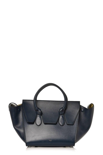 Mini Tie Tote Navy Lime