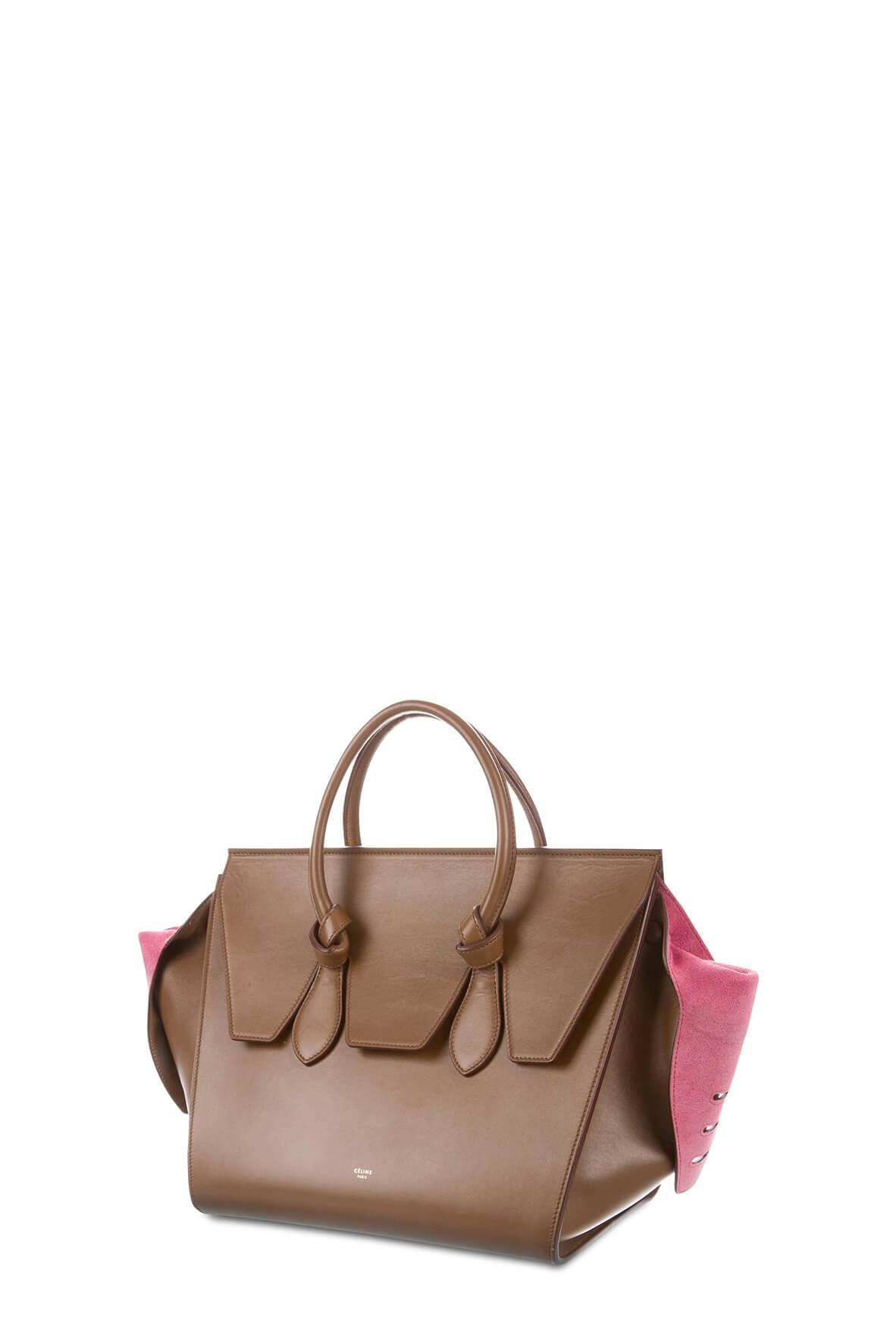 Small Tie Tote Dark Coffee