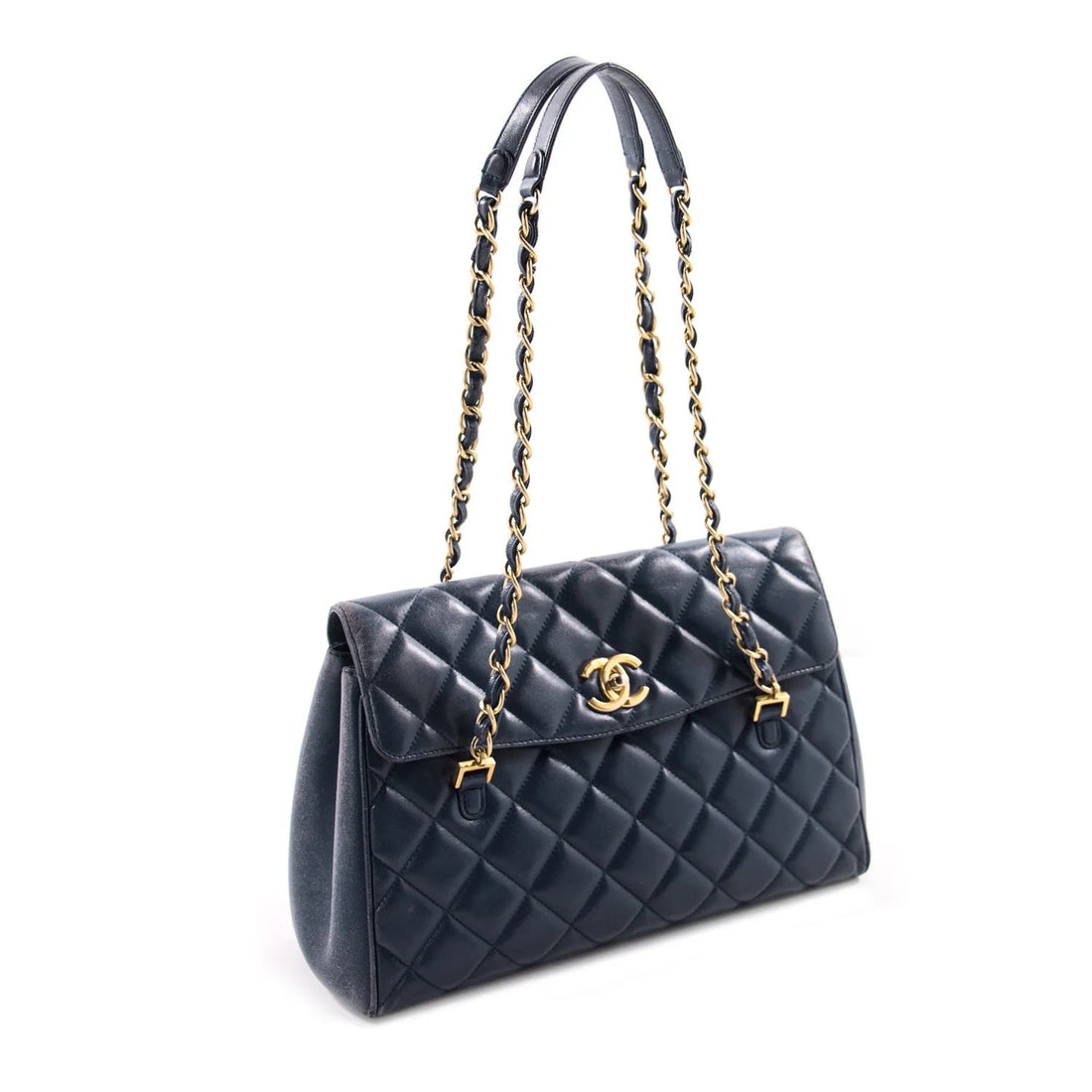 CHANEL QUILTED LAMBSKIN MISIA CAMERA FLAP BAG