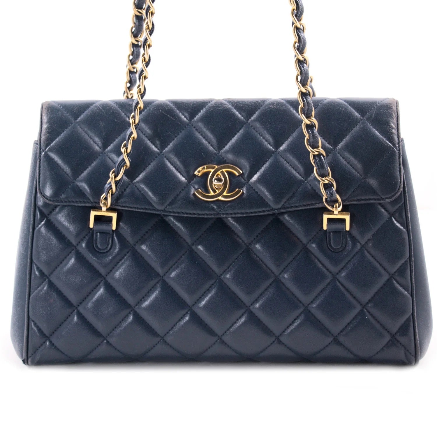 CHANEL QUILTED LAMBSKIN MISIA CAMERA FLAP BAG