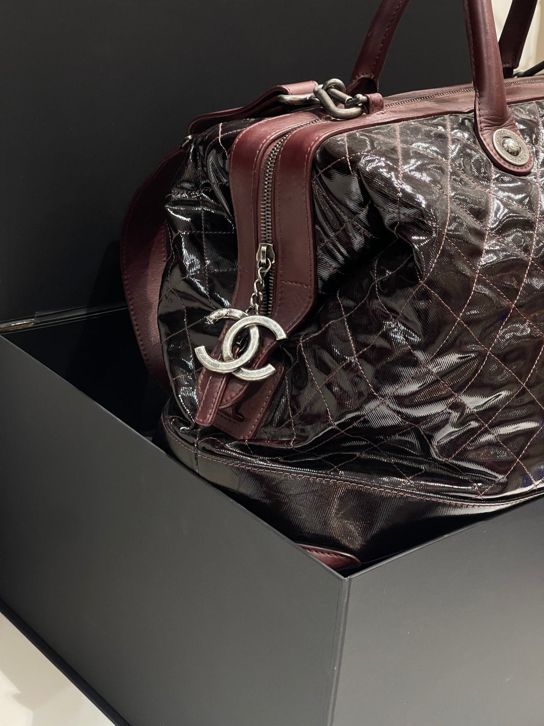 Chanel - grand cabas bordeaux