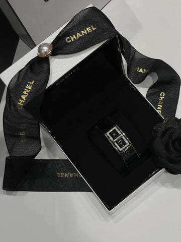 Chanel - Montre Code coco acier, céramique et diamants
