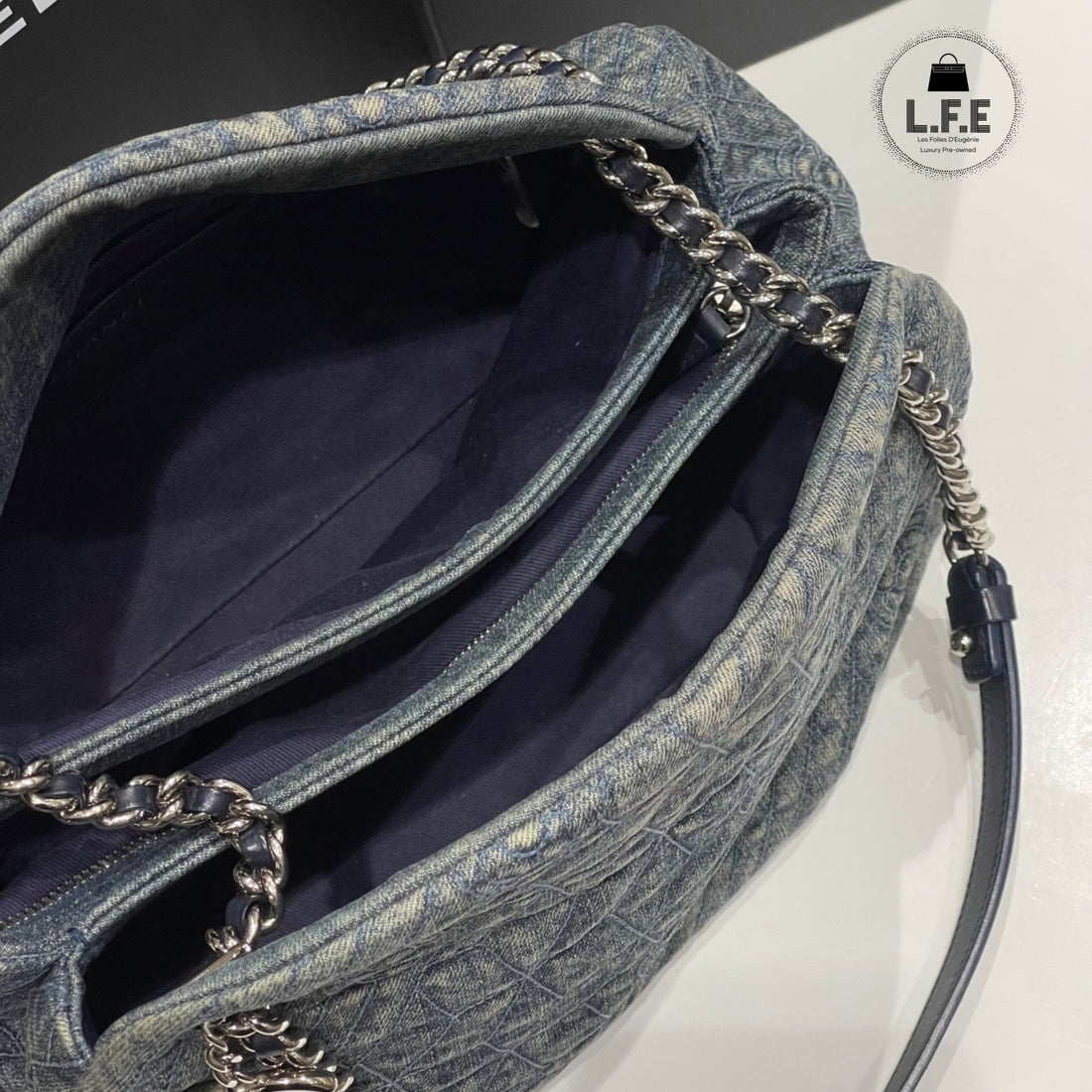 Chanel - Sac cabas mademoiselle PM denim