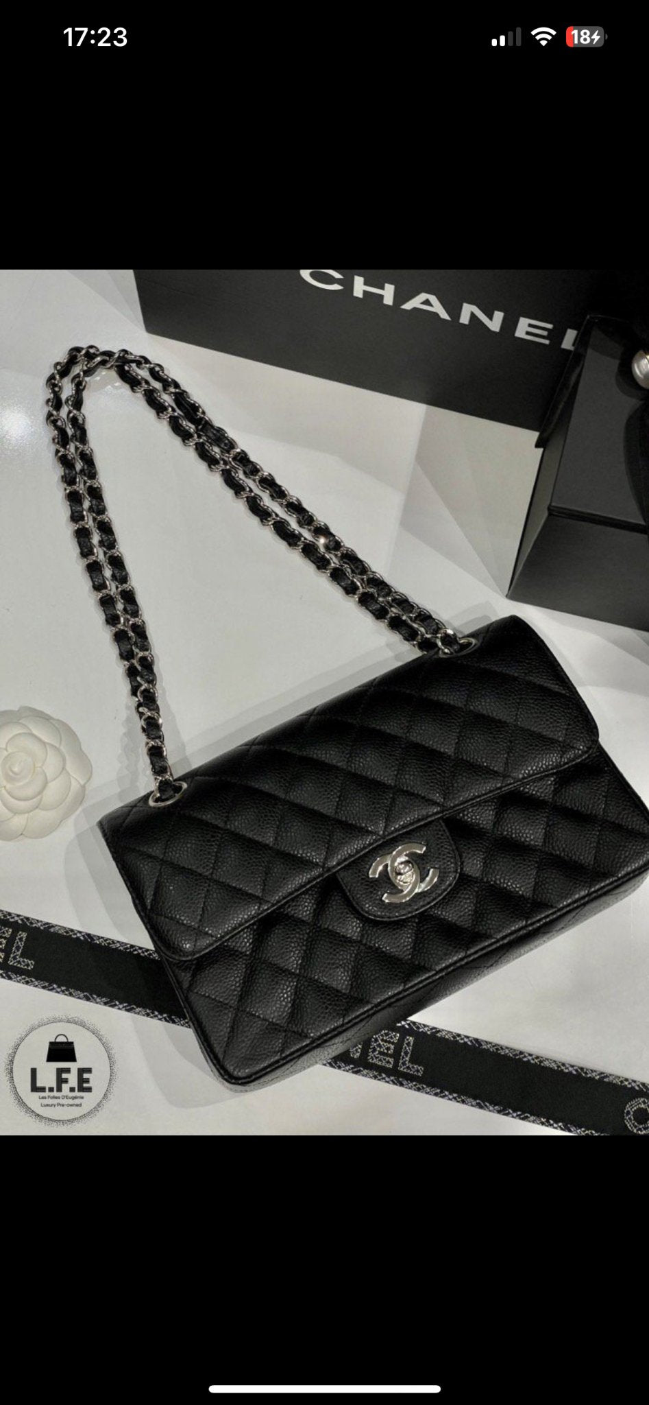Chanel - Sac Mini Timeless 23 noir