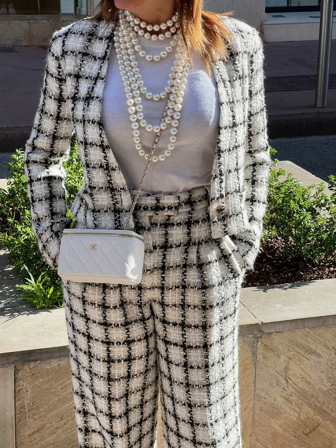 Chanel - Veste tailleur tweed T36